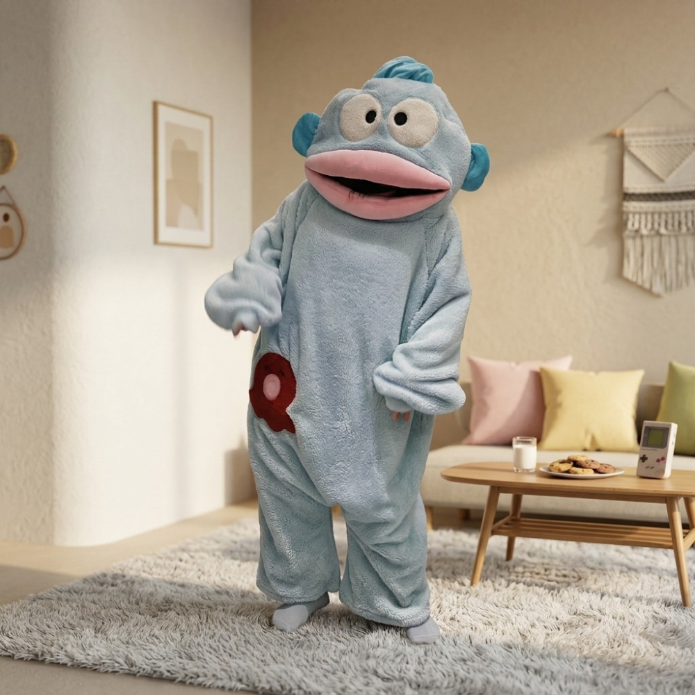 Funny Monster Hooded Fleece Robe
