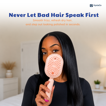 3-in-1 Spray Hair Comb for Frizz Control & Scalp Massage