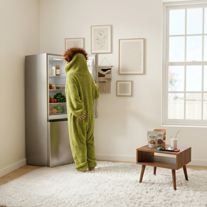 Funny Monster Hooded Fleece Robe