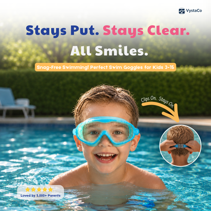 One-Click Kids Swim Goggles