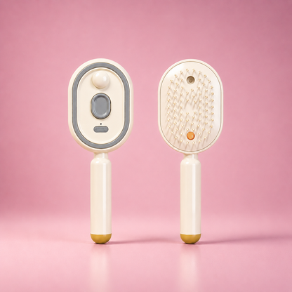 3-in-1 Spray Hair Comb for Frizz Control & Scalp Massage